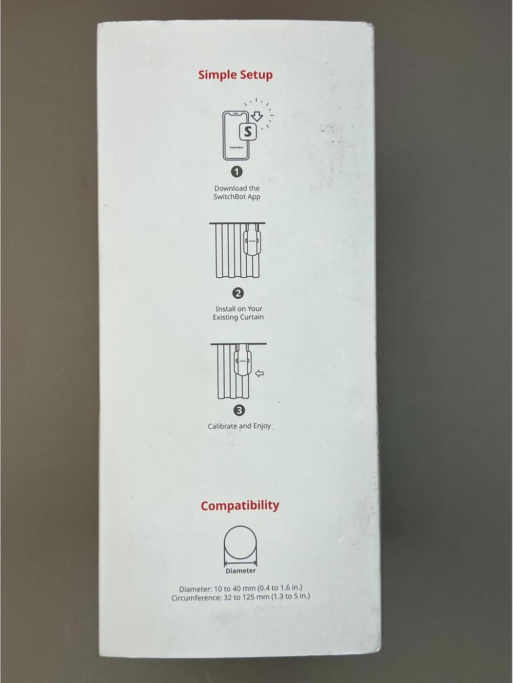 SwitchBot Automatic Curtain Opener 3 Smart Motor - White, Rod - Picture 6 of 8